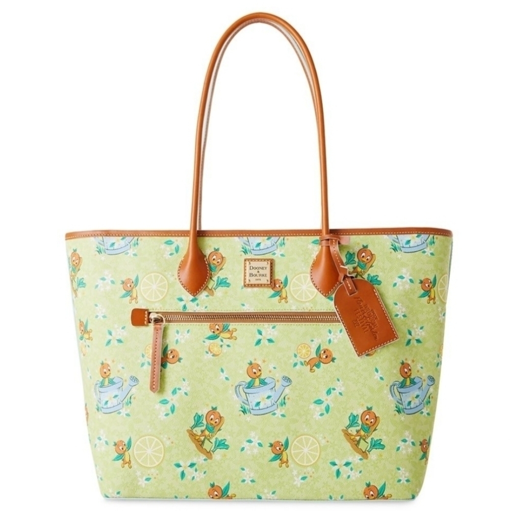 Dooney & Bourke Disney Orange Bird Flower & Garden Festival 2022 Tote Bag